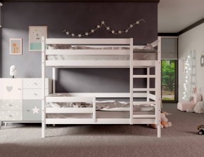 Кровать двухъярусная без крыши 80*190 Белый в Еманжелинске - emanzhelinsk.mebel24.online | фото 2