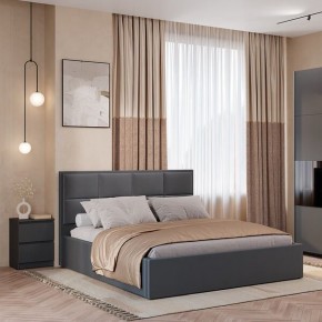 Кровать Линда КР-16 (Графит) 1600 в Еманжелинске - emanzhelinsk.mebel24.online | фото 2