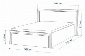 Кровать полутораспальная Нобиле Кр-120 в Еманжелинске - emanzhelinsk.mebel24.online | фото 3