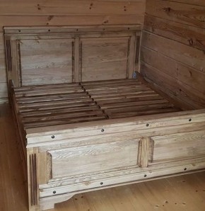 Кровать "Викинг 01" 1400 массив в Еманжелинске - emanzhelinsk.mebel24.online | фото 2