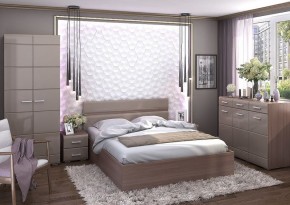 Кровать Вегас 1,6м Шимо темный в Еманжелинске - emanzhelinsk.mebel24.online | фото 2