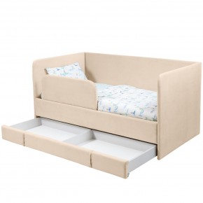 Кровать Юна (бежевый) в Еманжелинске - emanzhelinsk.mebel24.online | фото 3