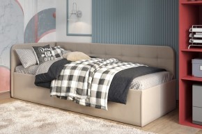 Кровать Зарина угловая Newtone light beige угол правый в Еманжелинске - emanzhelinsk.mebel24.online | фото 1