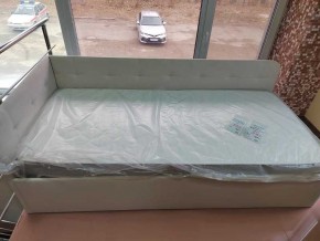 Кровать Зарина угловая Newtone light beige угол правый в Еманжелинске - emanzhelinsk.mebel24.online | фото 2