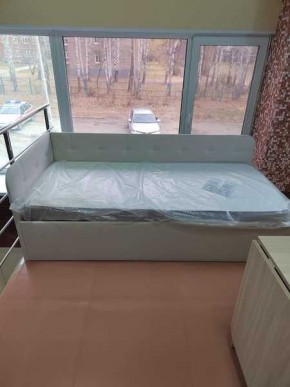 Кровать Зарина угловая Newtone light beige угол правый в Еманжелинске - emanzhelinsk.mebel24.online | фото 3
