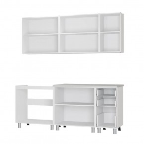 Кухня Рио 2.0 (Белый/F02) в Еманжелинске - emanzhelinsk.mebel24.online | фото 2