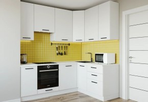 Кухонный гарнитур Белый Глянец 2200*1600 h950 (Стол. 26мм) в Еманжелинске - emanzhelinsk.mebel24.online | фото 1