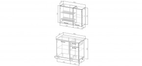 Кухонный гарнитур Каппучино 1000 (Стол. 26мм) в Еманжелинске - emanzhelinsk.mebel24.online | фото 3