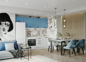 Кухонный гарнитур Капри 2550 (Стол. 26мм) в Еманжелинске - emanzhelinsk.mebel24.online | фото