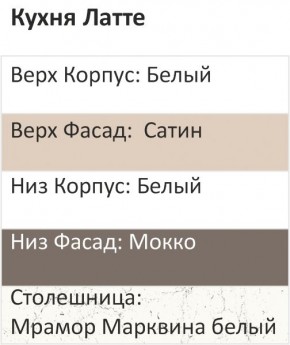 Кухонный гарнитур Латте 3000 (Стол. 38мм) в Еманжелинске - emanzhelinsk.mebel24.online | фото 3