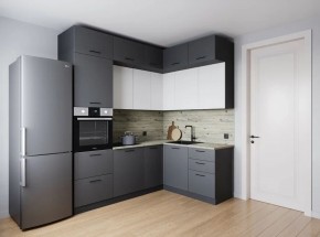 Кухонный гарнитур Меренга 2200*1700 (Стол. 38мм) в Еманжелинске - emanzhelinsk.mebel24.online | фото 1