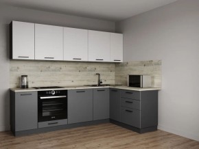 Кухонный гарнитур Меренга 2600*1600 (Стол. 38мм) в Еманжелинске - emanzhelinsk.mebel24.online | фото 1