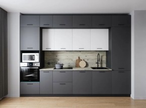 Кухонный гарнитур Меренга 3400 (Стол. 26мм) в Еманжелинске - emanzhelinsk.mebel24.online | фото 1