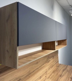 Кухонный гарнитур «Монако» 2.0 м Серия 2 МДФ с фрезеровкой (Дуб Золотой/Графит) в Еманжелинске - emanzhelinsk.mebel24.online | фото 5