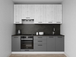Кухонный гарнитур Санторини 2400 h950 (Стол. 38мм) в Еманжелинске - emanzhelinsk.mebel24.online | фото 1