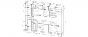 Кухонный гарнитур Санторини 3400 (Стол. 26мм) в Еманжелинске - emanzhelinsk.mebel24.online | фото 2