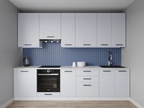 Кухонный гарнитур Смоки 2400 h950 (Стол. 26мм) в Еманжелинске - emanzhelinsk.mebel24.online | фото 1