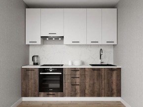 Кухонный гарнитур Старое Дерево 2400 h950 (Стол. 26мм) в Еманжелинске - emanzhelinsk.mebel24.online | фото 1