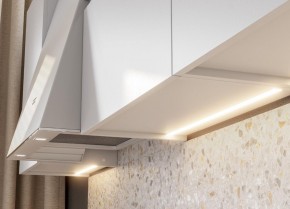 Кухонный гарнитур ТОКИО 1,6м (Серия 3) Белый текстурный/Дуб Сонома в Еманжелинске - emanzhelinsk.mebel24.online | фото 6