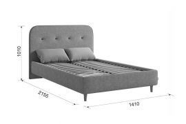 ЛЕО Кровать с основанием 1200 в Еманжелинске - emanzhelinsk.mebel24.online | фото 2