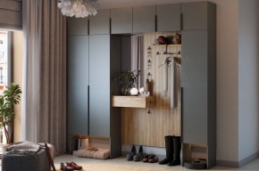 МЕБЕЛЬСОН К11 Прихожая (графит) в Еманжелинске - emanzhelinsk.mebel24.online | фото