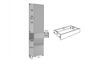 МЕБЕЛЬСОН К33 Прихожая в Еманжелинске - emanzhelinsk.mebel24.online | фото 12