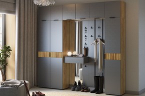 МЕБЕЛЬСОН К33 Прихожая (дуб крафт золотой/белое дерево) в Еманжелинске - emanzhelinsk.mebel24.online | фото