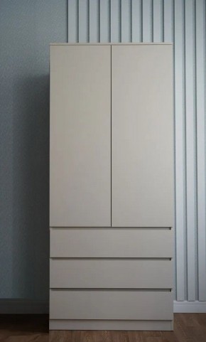 МОРИ МШ 900.2 Шкаф с 2-мя дв. и 3-мя ящ. ВЫСОКИЙ (Сатин) в Еманжелинске - emanzhelinsk.mebel24.online | фото