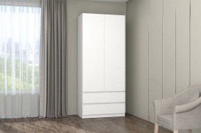 МС "Хилтон" Шкаф №3 900 (Белый текстурный) в Еманжелинске - emanzhelinsk.mebel24.online | фото