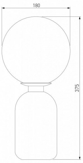 Настольная лампа декоративная Eurosvet Bubble 01197/1 белый в Еманжелинске - emanzhelinsk.mebel24.online | фото 2