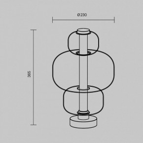 Настольная лампа декоративная Maytoni Atmos MOD364TL-L15W3K в Еманжелинске - emanzhelinsk.mebel24.online | фото 5