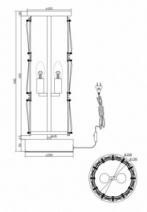 Настольная лампа декоративная Maytoni Puntes MOD043TL-02CH в Еманжелинске - emanzhelinsk.mebel24.online | фото 4