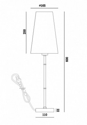 Настольная лампа декоративная Maytoni Zaragoza H001TL-01BS в Еманжелинске - emanzhelinsk.mebel24.online | фото 4
