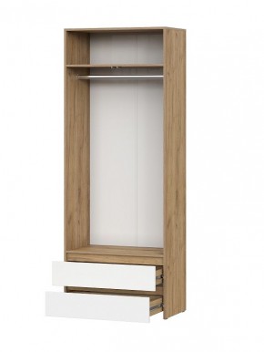 НЕКСТ 1 Вешалка с зеркалом + Шкаф 2-х ств. с ящиками в Еманжелинске - emanzhelinsk.mebel24.online | фото 3