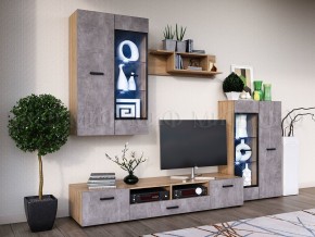 Нэнси New Полка навесная (ЛДСП) Сонома в Еманжелинске - emanzhelinsk.mebel24.online | фото 2