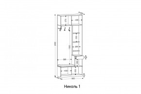 НИКОЛЬ 1 Прихожая в Еманжелинске - emanzhelinsk.mebel24.online | фото 2