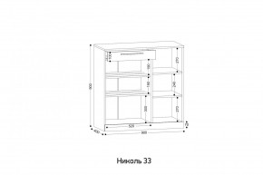 НИКОЛЬ 33 Тумба для обуви в Еманжелинске - emanzhelinsk.mebel24.online | фото 2