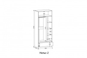 НИЛЬС - 2 Шкаф в Еманжелинске - emanzhelinsk.mebel24.online | фото 2