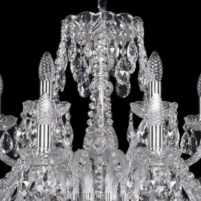 Подвесная люстра Bohemia Ivele Crystal 1411 1411/12+6/300/Ni в Еманжелинске - emanzhelinsk.mebel24.online | фото 4