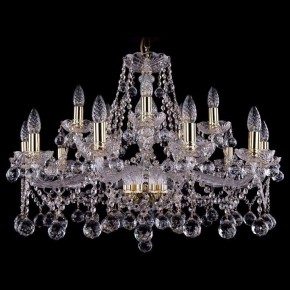 Подвесная люстра Bohemia Ivele Crystal 1413 1413/10+5/300/G/Balls в Еманжелинске - emanzhelinsk.mebel24.online | фото