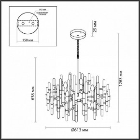 Подвесная люстра Odeon Light Stika 4988/10 в Еманжелинске - emanzhelinsk.mebel24.online | фото 7