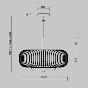 Подвесной светильник Maytoni Levitation MOD376PL-L30G3K в Еманжелинске - emanzhelinsk.mebel24.online | фото 5