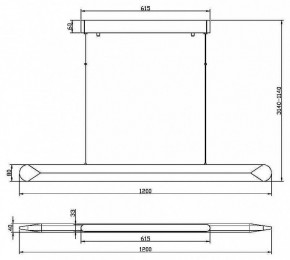 Подвесной светильник Maytoni Motion MOD276PL-L40W3K в Еманжелинске - emanzhelinsk.mebel24.online | фото 4