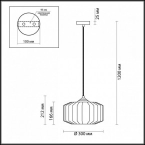 Подвесной светильник Odeon Light Binga 4746/1 в Еманжелинске - emanzhelinsk.mebel24.online | фото 6