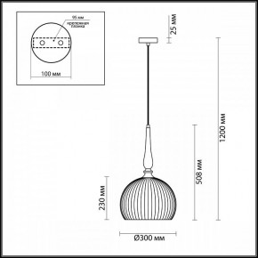 Подвесной светильник Odeon Light Runga 4766/1 в Еманжелинске - emanzhelinsk.mebel24.online | фото 7