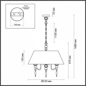 Подвесной светильник Odeon Light Sochi 4896/5A в Еманжелинске - emanzhelinsk.mebel24.online | фото 6