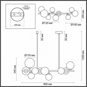 Подвесной светильник Odeon Light Tovi 4818/10 в Еманжелинске - emanzhelinsk.mebel24.online | фото 6