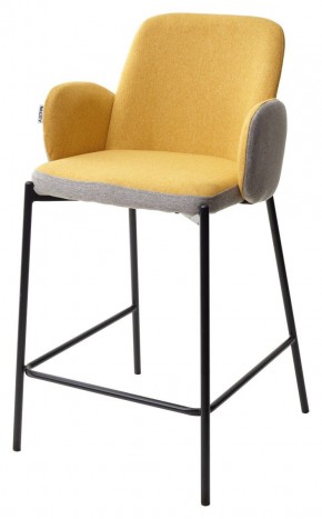 Полубарный стул NYX (H=65cm) VF106 желтый / VF120 серый М-City в Еманжелинске - emanzhelinsk.mebel24.online | фото 1