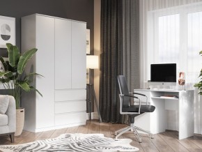 Шкаф 3-ств. с 3 ящиками "Бьянко" в Еманжелинске - emanzhelinsk.mebel24.online | фото 4