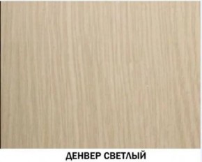 Шкаф для одежды №614 "Инна" Денвер светлый (*без полок) в Еманжелинске - emanzhelinsk.mebel24.online | фото 2